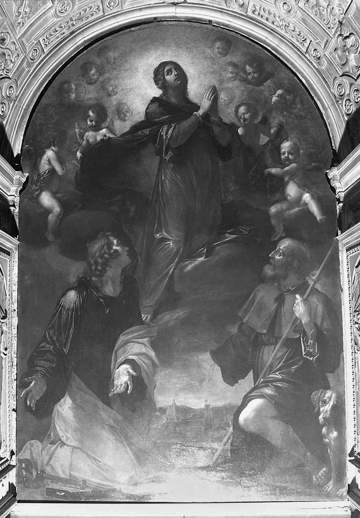 Assunzione della Madonna con San Jacopo e San Rocco - Chiesa della S.ma Annunziata, Firenze